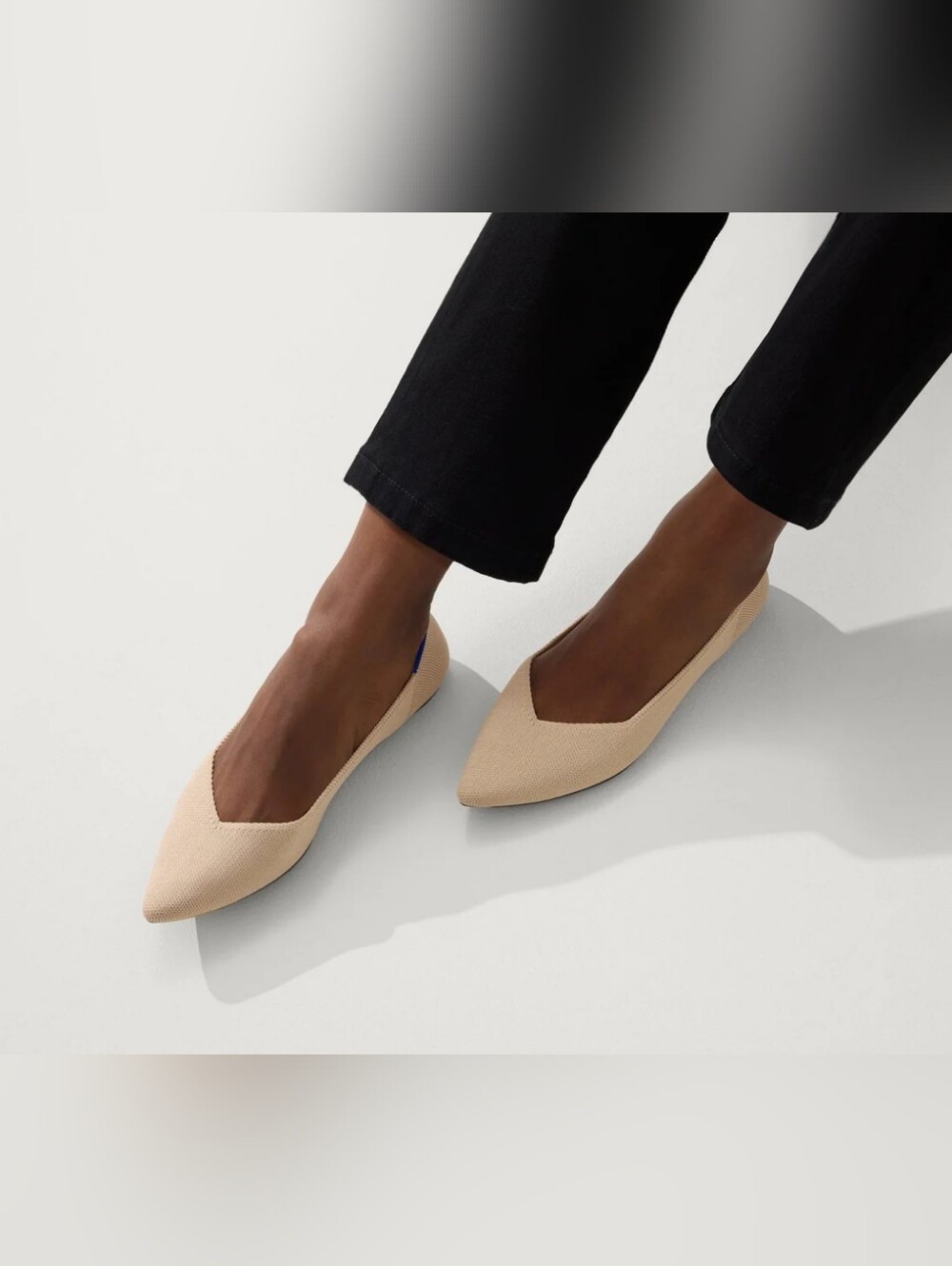 Rothy's Pointed-Toe Flats in Beige - Picture 4 of 4